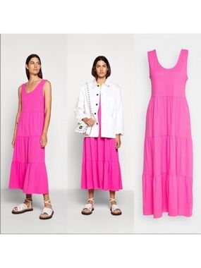 J. Crew Tiered A-Line Maxi Dress
Flamingo Pink Sz XXL